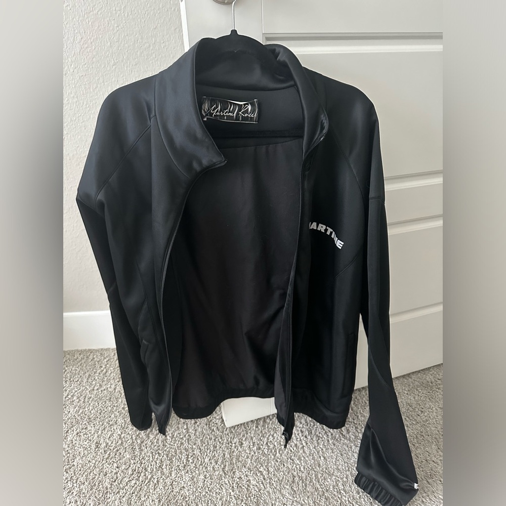 Martine Rose Asymmetrical Zip Track Jacket - BRAND NEW - Men’s Size L - Black